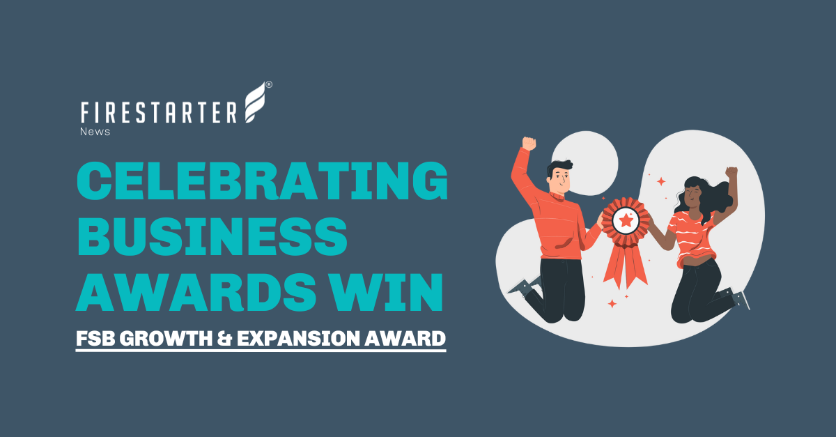 Celebrating Business Awards Win